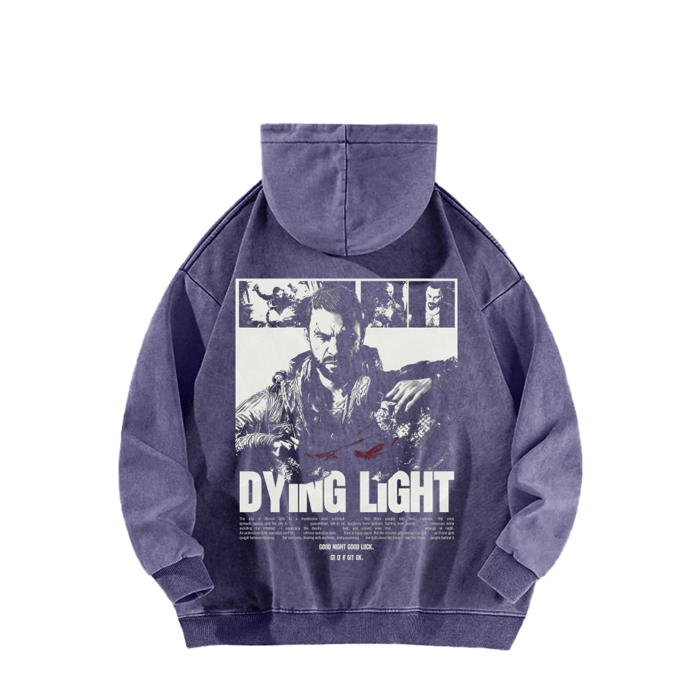 Dying Light Unisex Washed Hoodie 2604012594