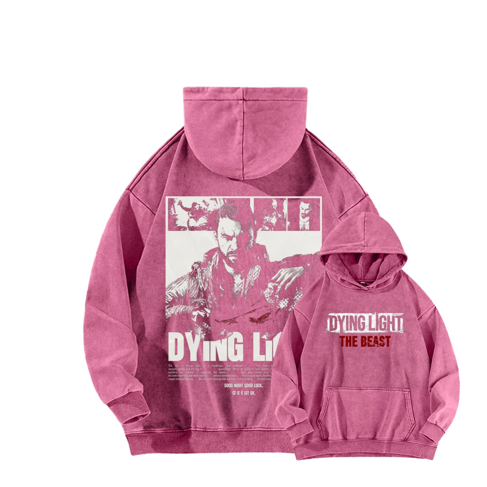 Dying Light Unisex Washed Hoodie 2604012594