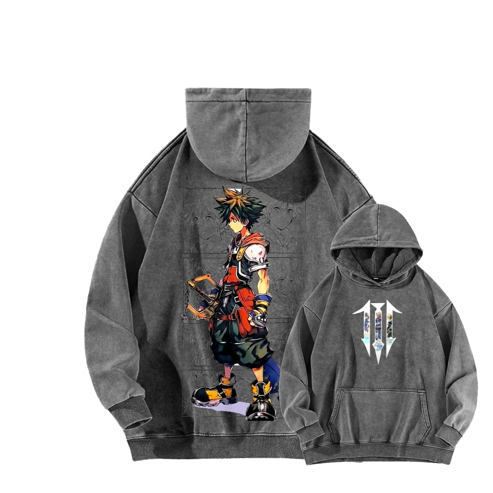 Kingdom Hearts Unisex Washed Hoodie 2604014652