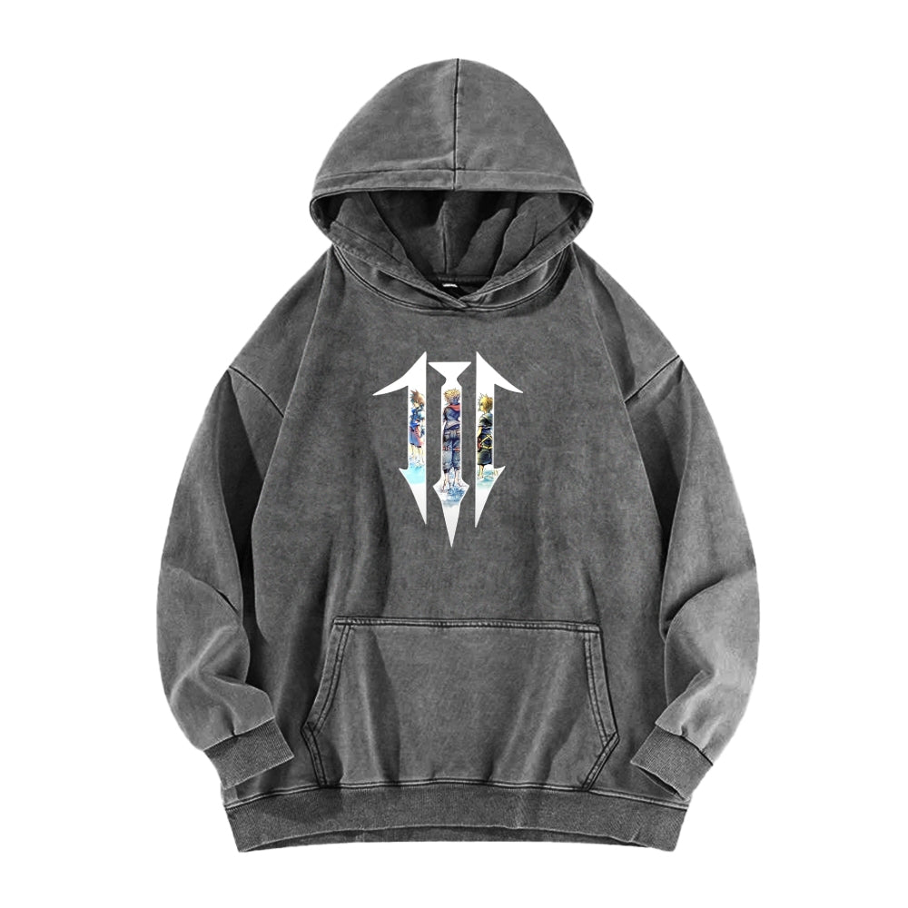 Kingdom Hearts Unisex Washed Hoodie 2604014652
