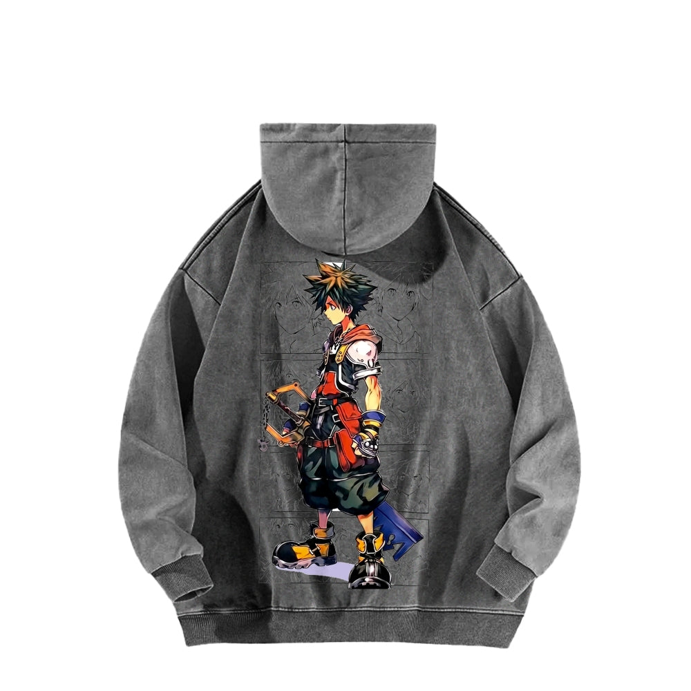 Kingdom Hearts Unisex Washed Hoodie 2604014652
