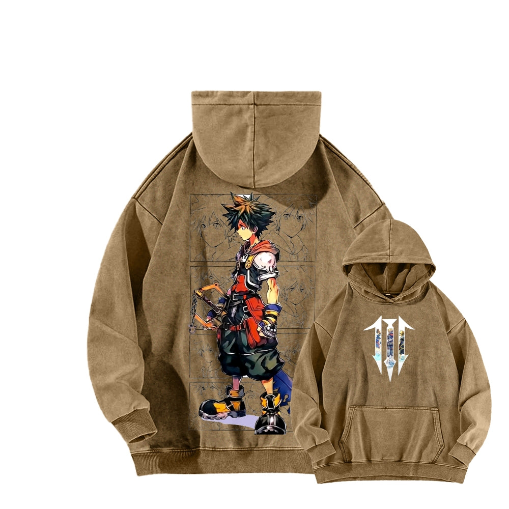 Kingdom Hearts Unisex Washed Hoodie 2604014652