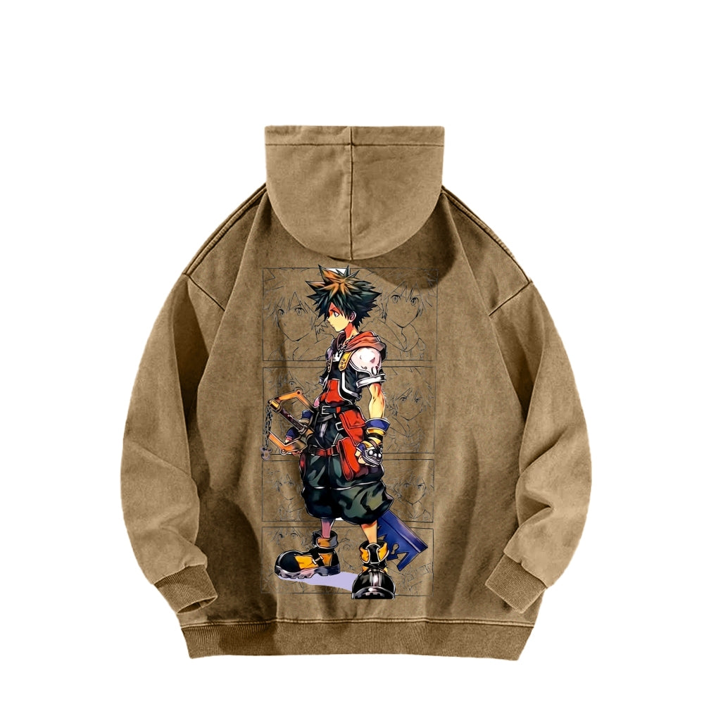 Kingdom Hearts Unisex Washed Hoodie 2604014652