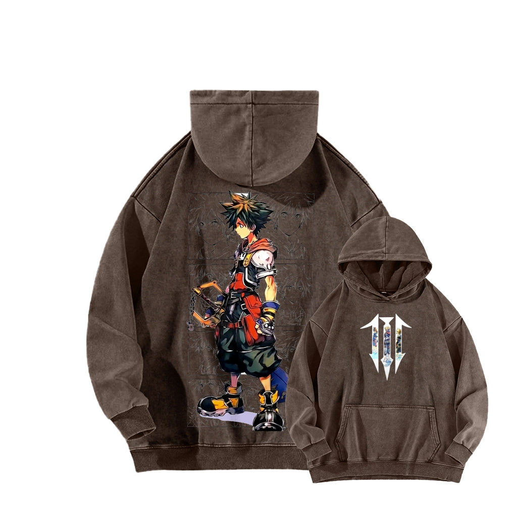 Kingdom Hearts Unisex Washed Hoodie 2604014652