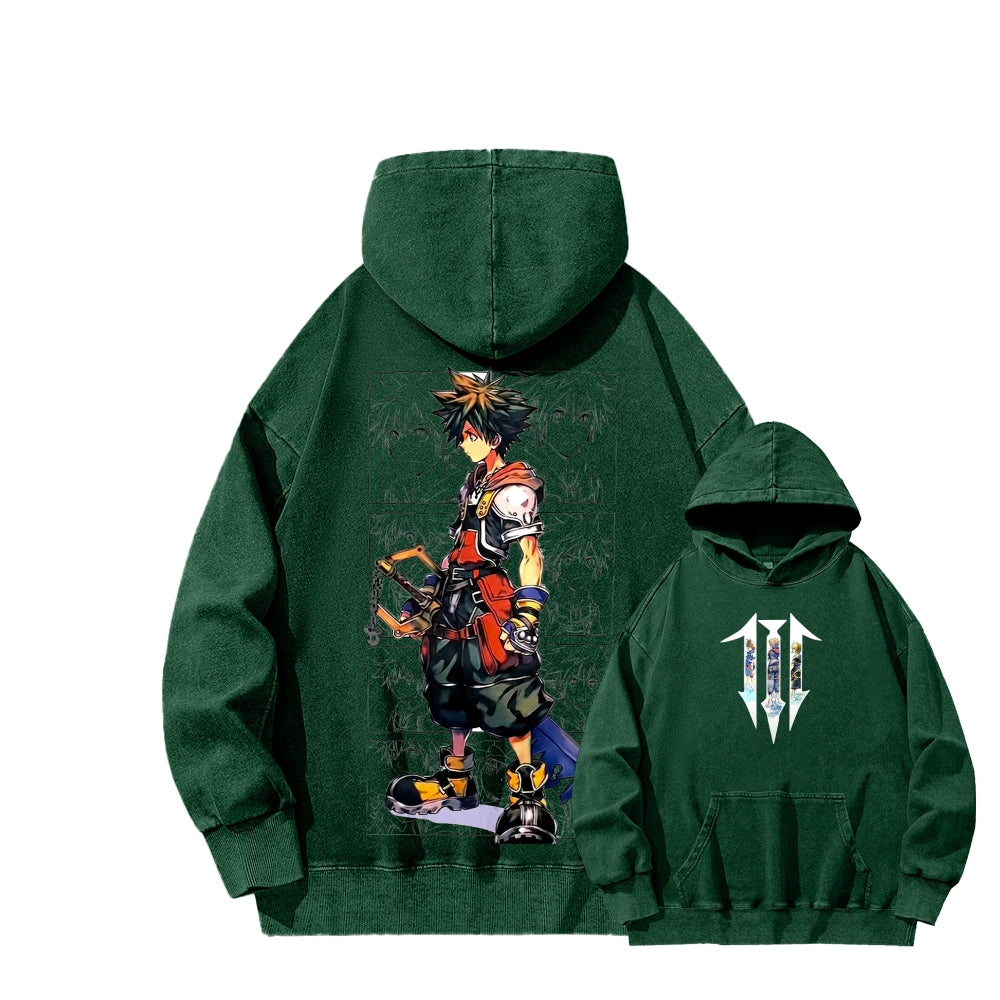 Kingdom Hearts Unisex Washed Hoodie 2604014652