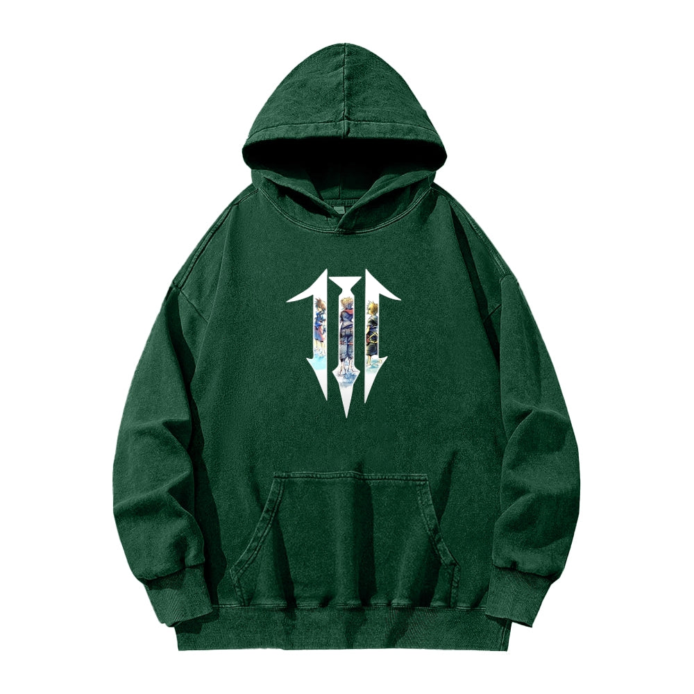 Kingdom Hearts Unisex Washed Hoodie 2604014652