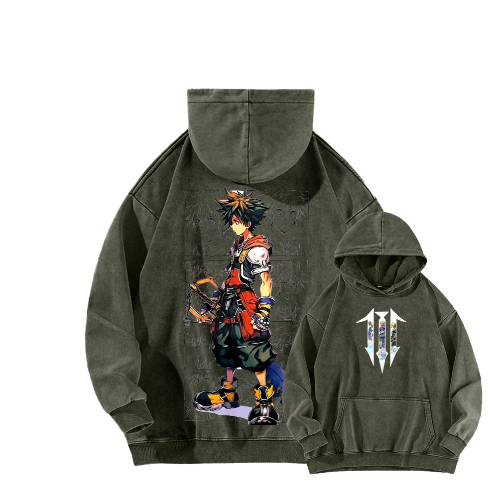 Kingdom Hearts Unisex Washed Hoodie 2604014652