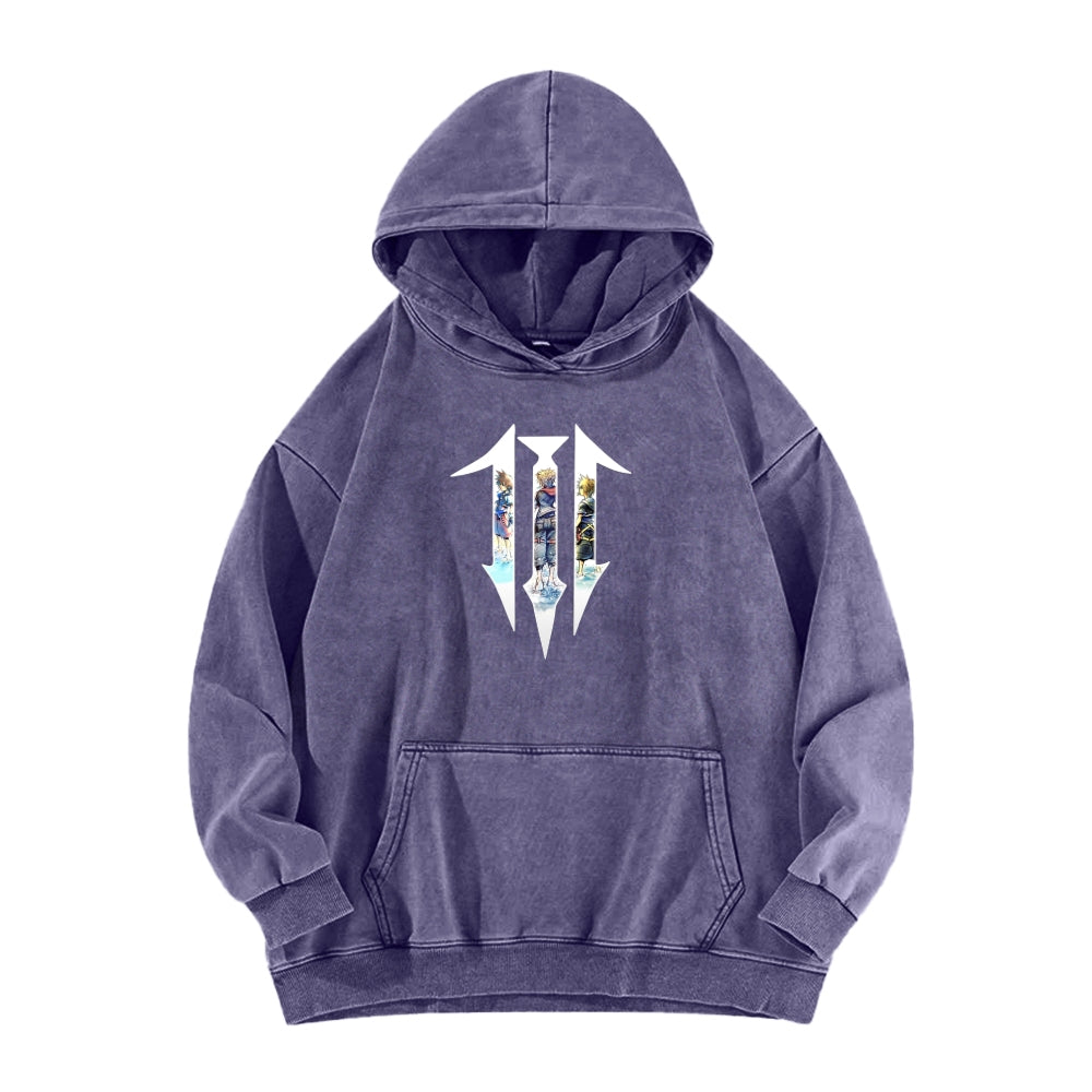 Kingdom Hearts Unisex Washed Hoodie 2604014652