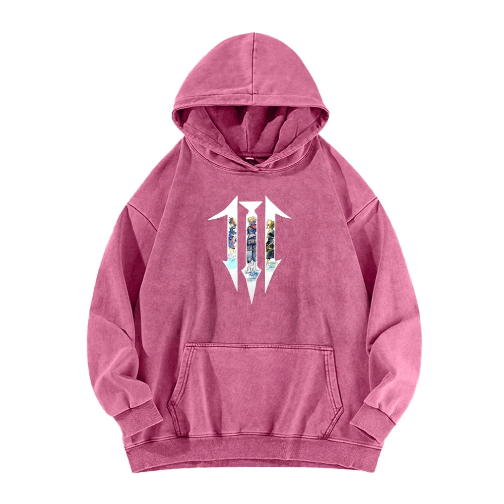 Kingdom Hearts Unisex Washed Hoodie 2604014652