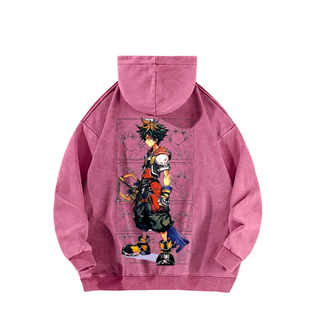 Kingdom Hearts Unisex Washed Hoodie 2604014652
