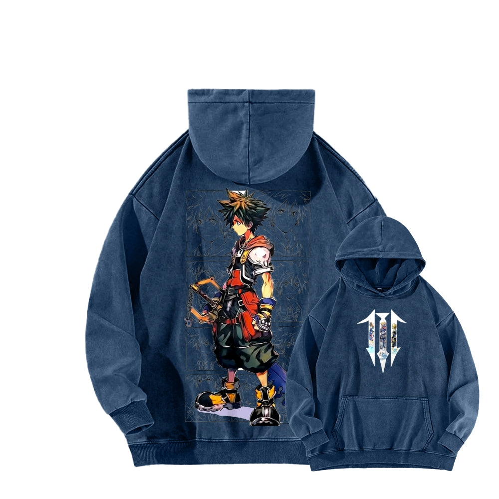 Kingdom Hearts Unisex Washed Hoodie 2604014652