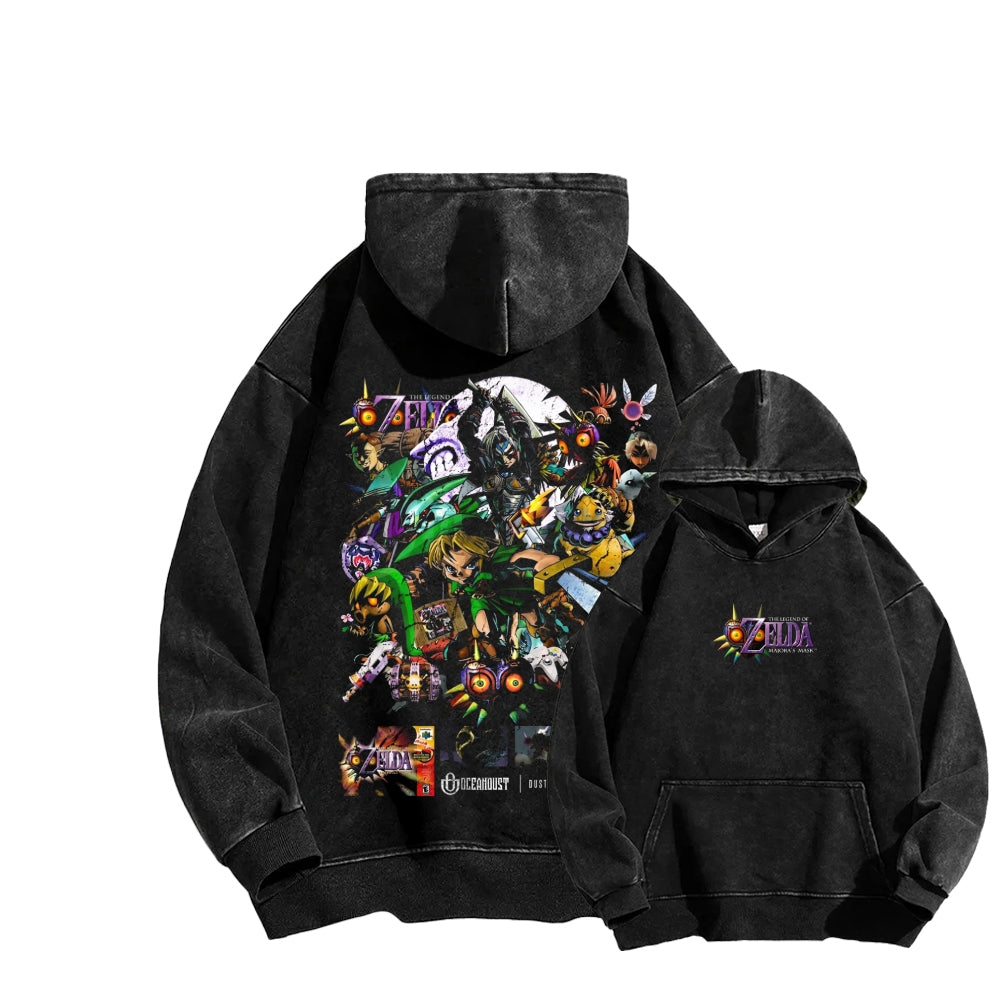 The Legend of Zelda  Unisex Washed Hoodie 2604016499
