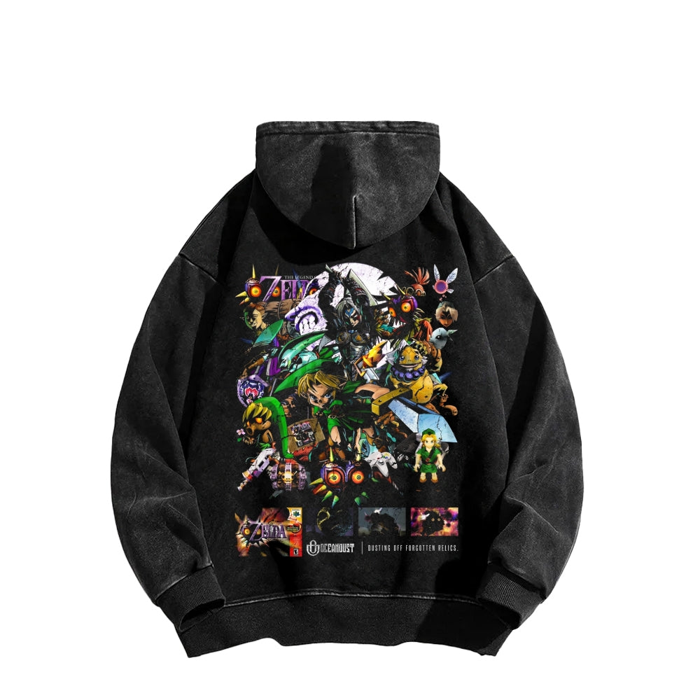The Legend of Zelda  Unisex Washed Hoodie 2604016499