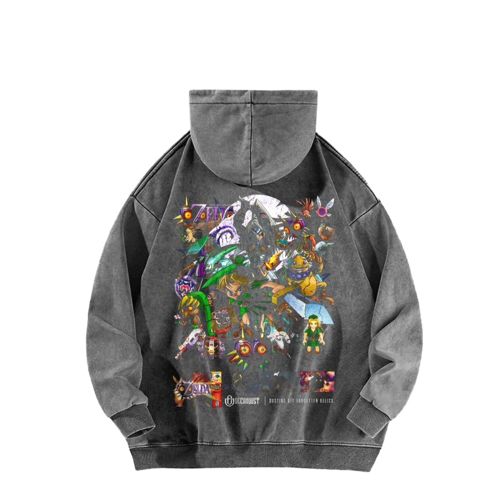 The Legend of Zelda  Unisex Washed Hoodie 2604016499