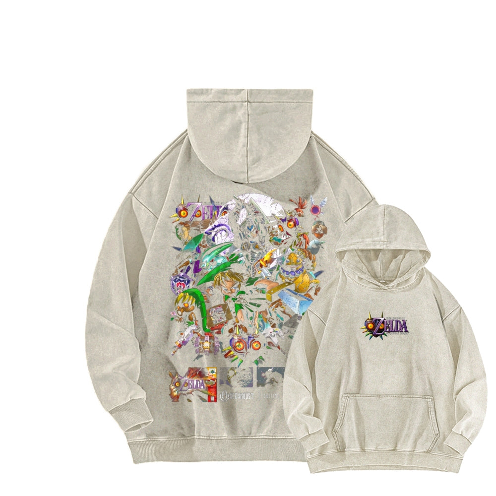 The Legend of Zelda  Unisex Washed Hoodie 2604016499