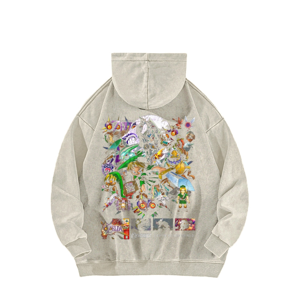 The Legend of Zelda  Unisex Washed Hoodie 2604016499