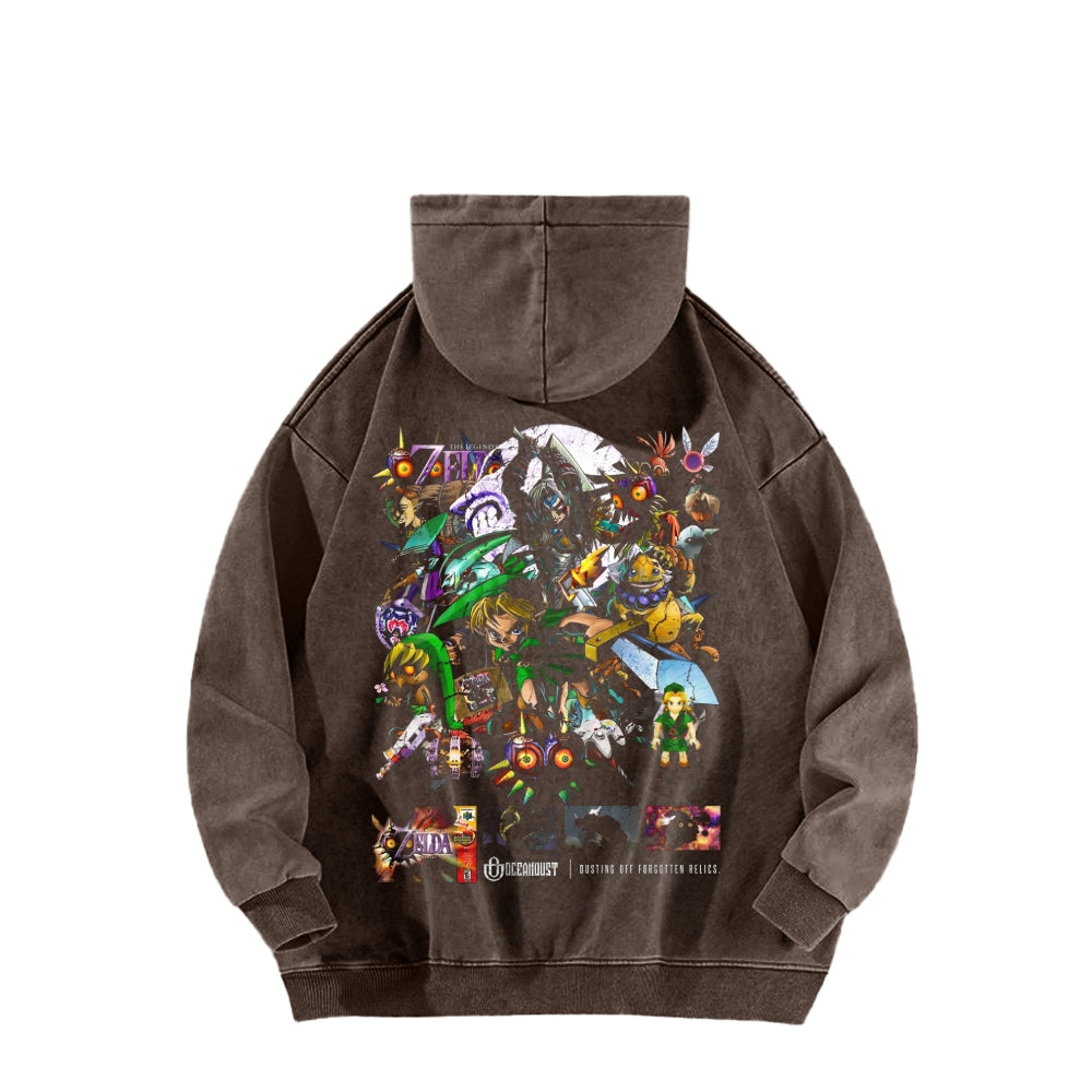 The Legend of Zelda  Unisex Washed Hoodie 2604016499