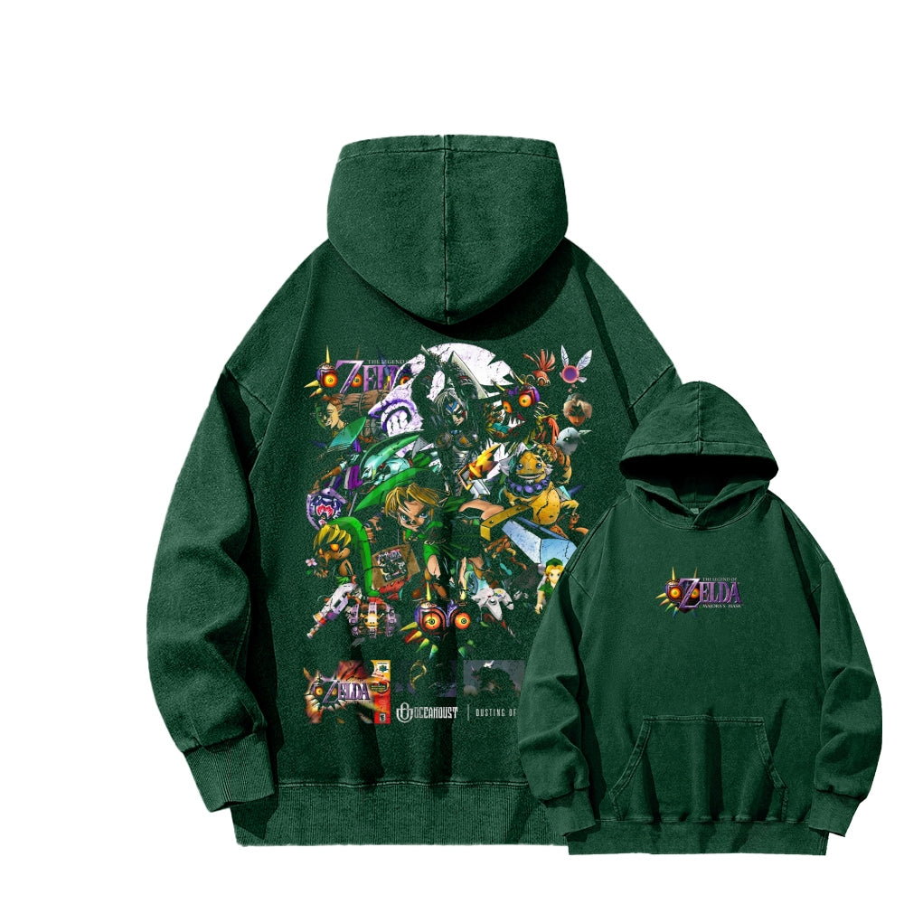 The Legend of Zelda  Unisex Washed Hoodie 2604016499