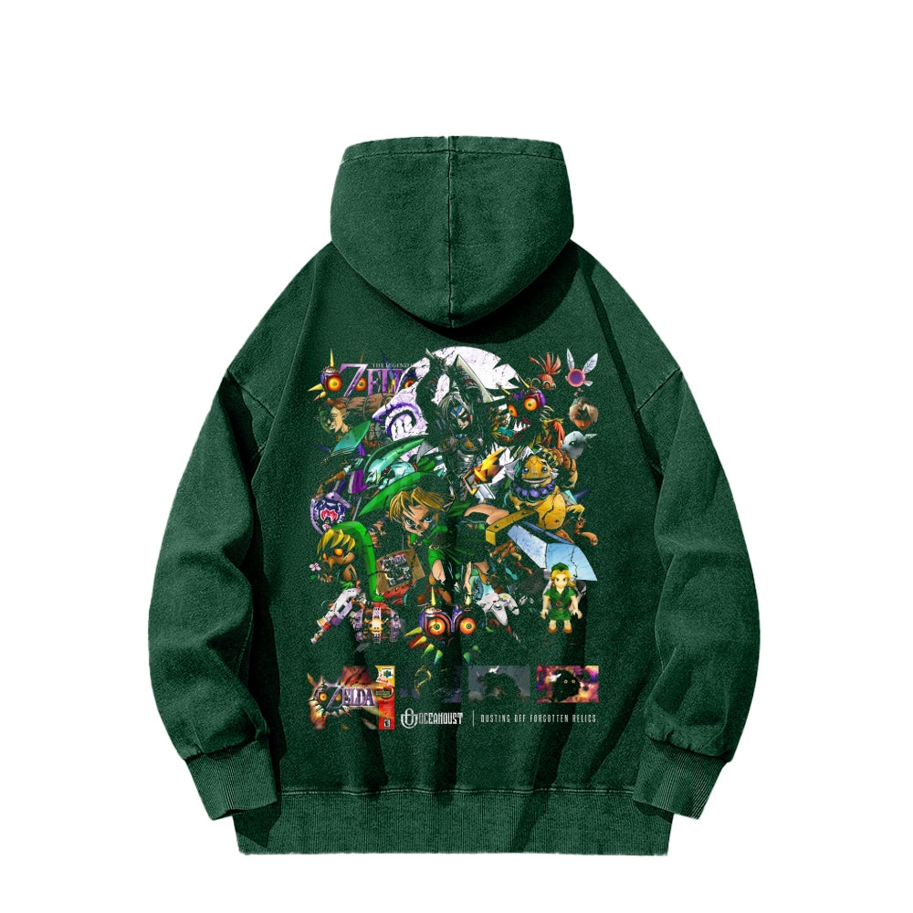 The Legend of Zelda  Unisex Washed Hoodie 2604016499