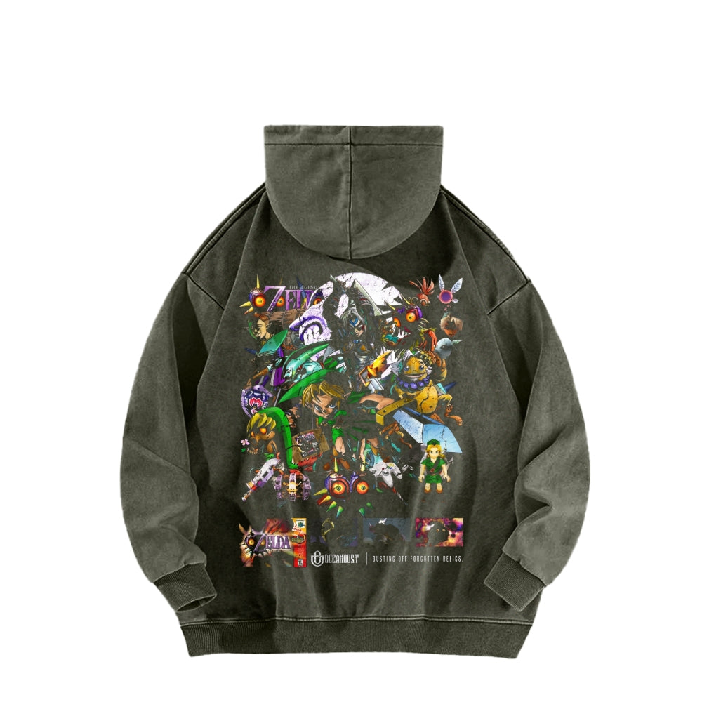 The Legend of Zelda  Unisex Washed Hoodie 2604016499