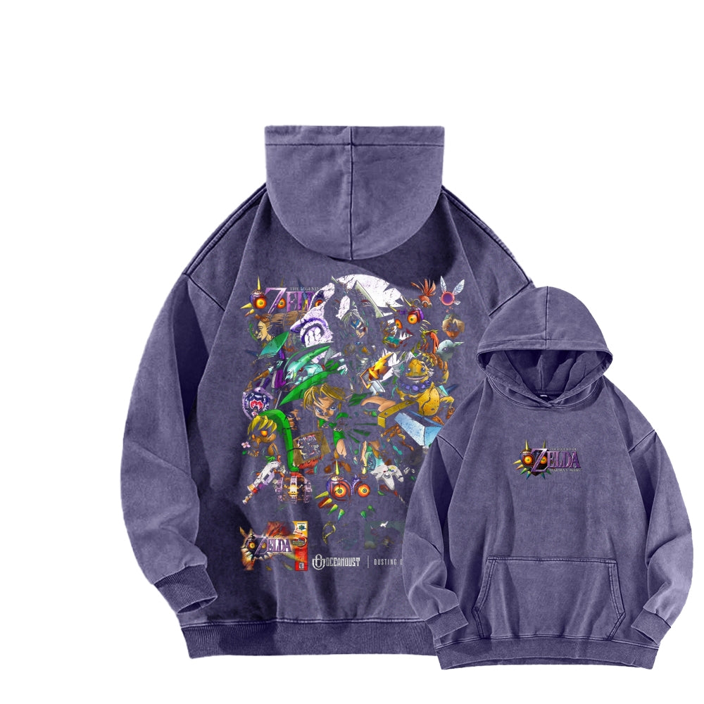 The Legend of Zelda  Unisex Washed Hoodie 2604016499