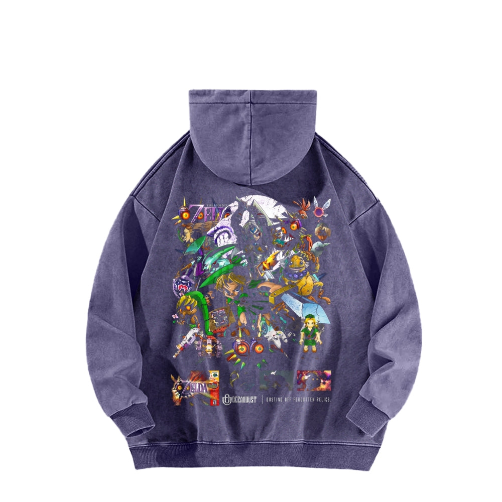 The Legend of Zelda  Unisex Washed Hoodie 2604016499