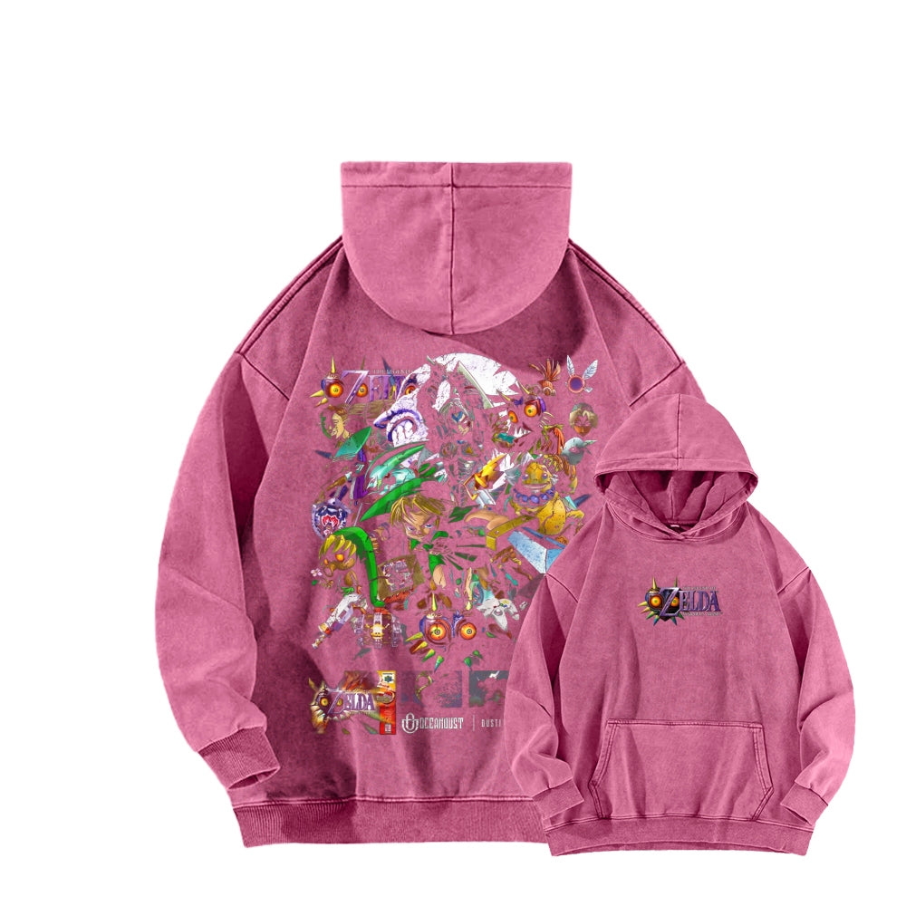 The Legend of Zelda  Unisex Washed Hoodie 2604016499