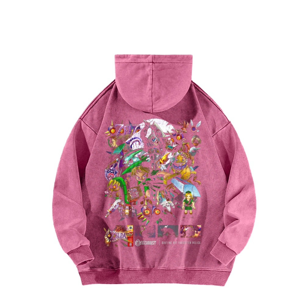 The Legend of Zelda  Unisex Washed Hoodie 2604016499