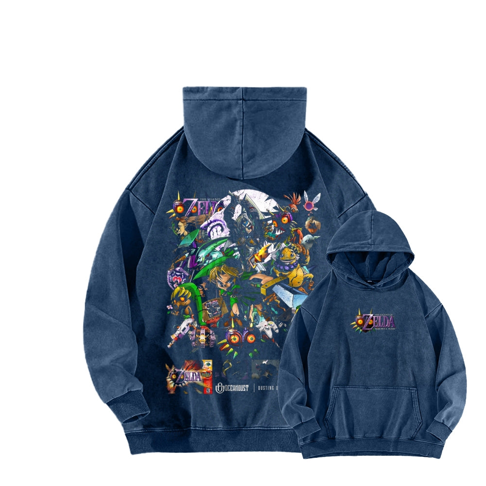 The Legend of Zelda  Unisex Washed Hoodie 2604016499