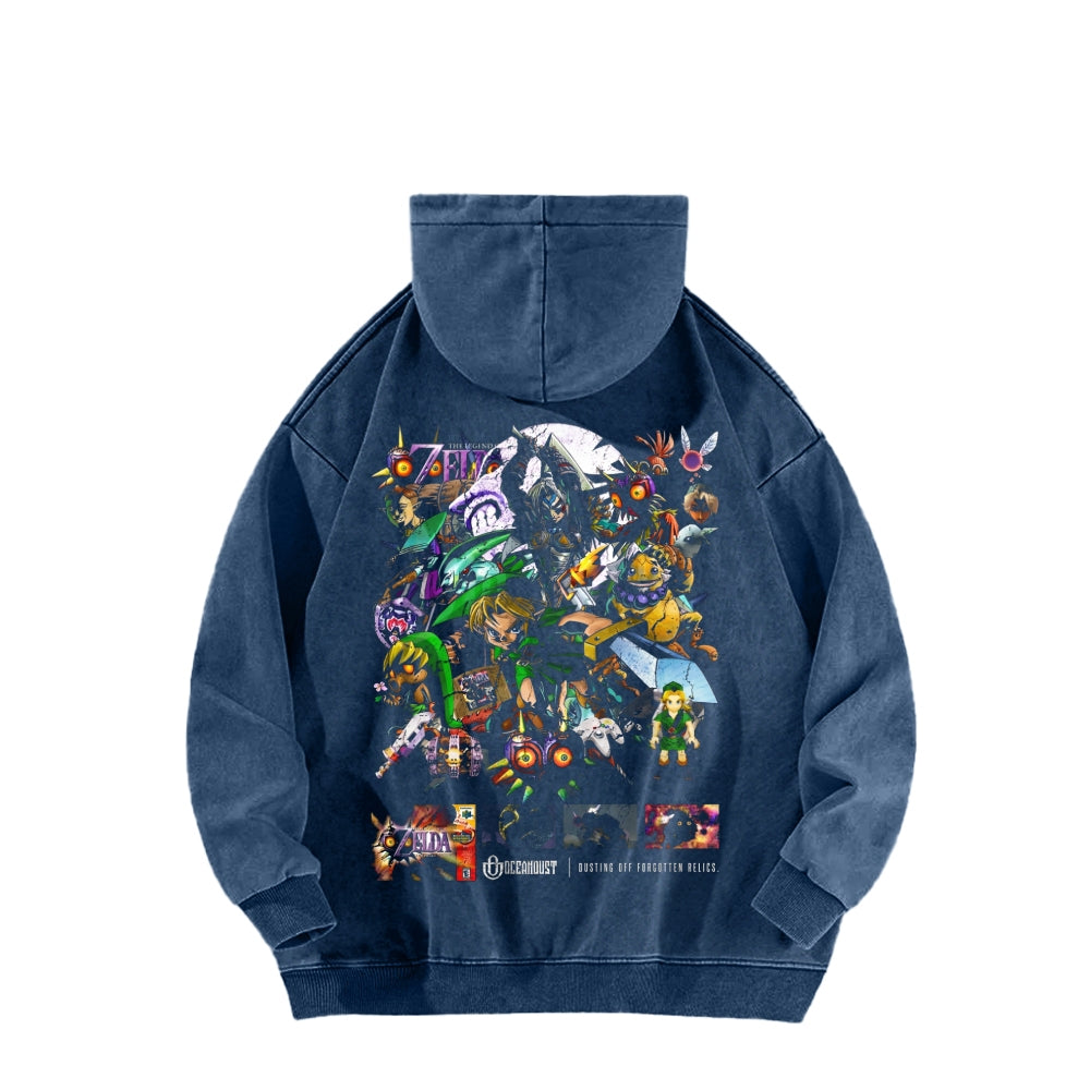 The Legend of Zelda  Unisex Washed Hoodie 2604016499