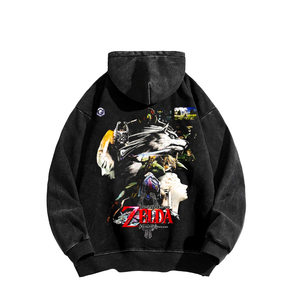 The Legend of Zelda  Unisex Washed Hoodie 2604016547