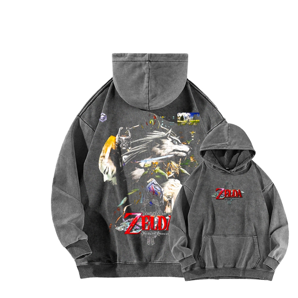 The Legend of Zelda  Unisex Washed Hoodie 2604016547
