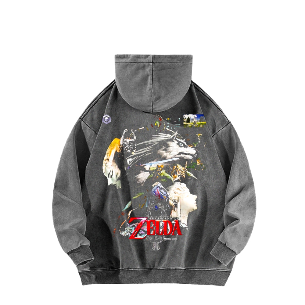 The Legend of Zelda  Unisex Washed Hoodie 2604016547