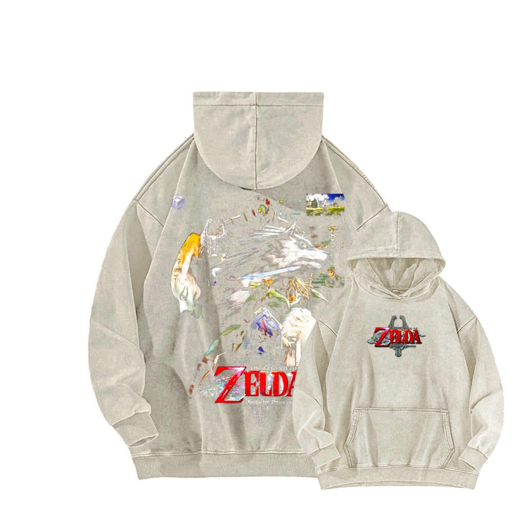 The Legend of Zelda  Unisex Washed Hoodie 2604016547