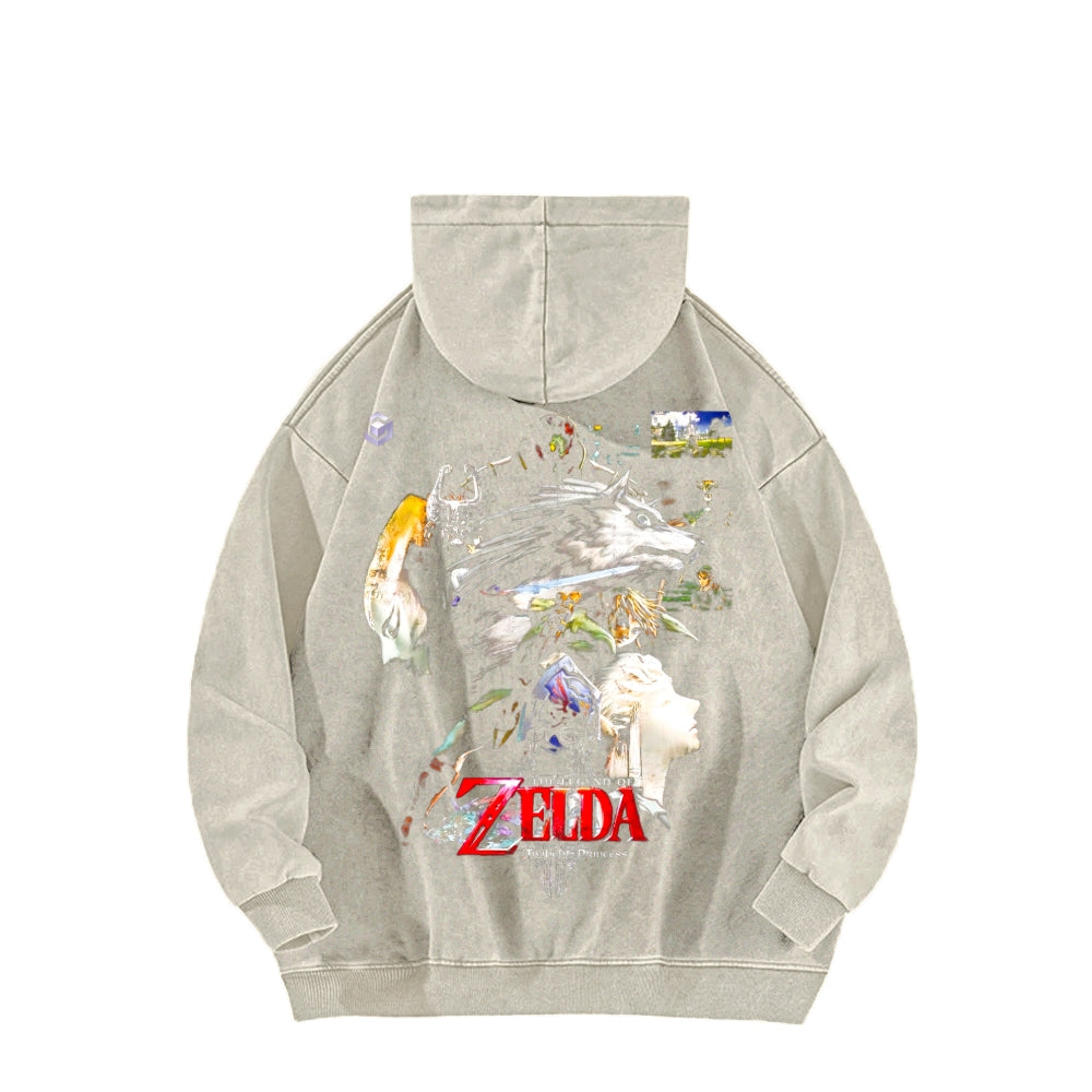 The Legend of Zelda  Unisex Washed Hoodie 2604016547