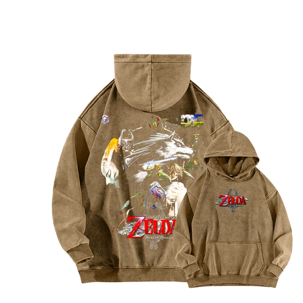 The Legend of Zelda  Unisex Washed Hoodie 2604016547