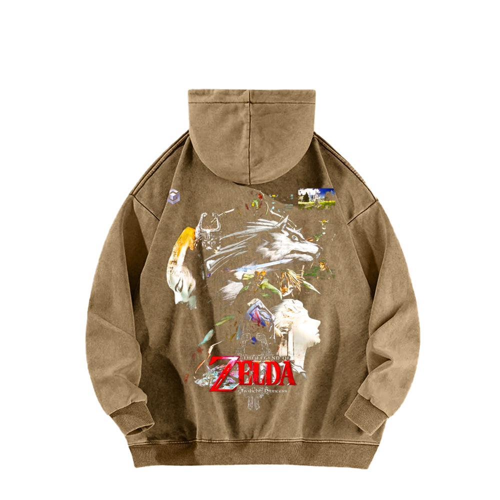 The Legend of Zelda  Unisex Washed Hoodie 2604016547