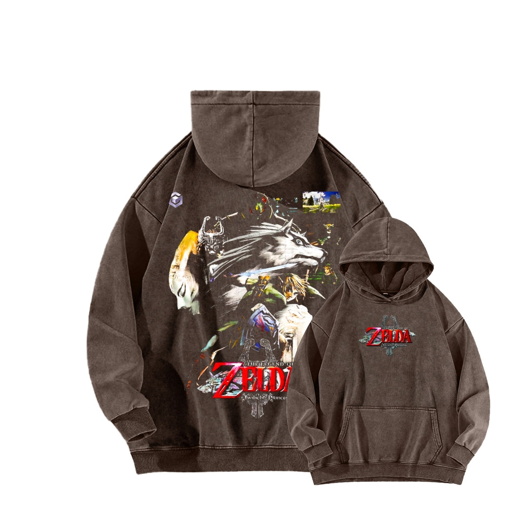The Legend of Zelda  Unisex Washed Hoodie 2604016547