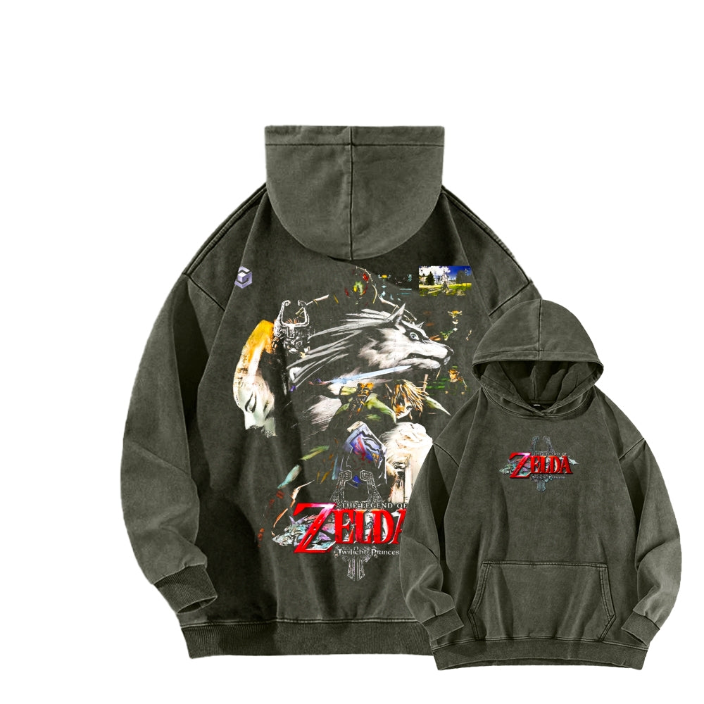 The Legend of Zelda  Unisex Washed Hoodie 2604016547