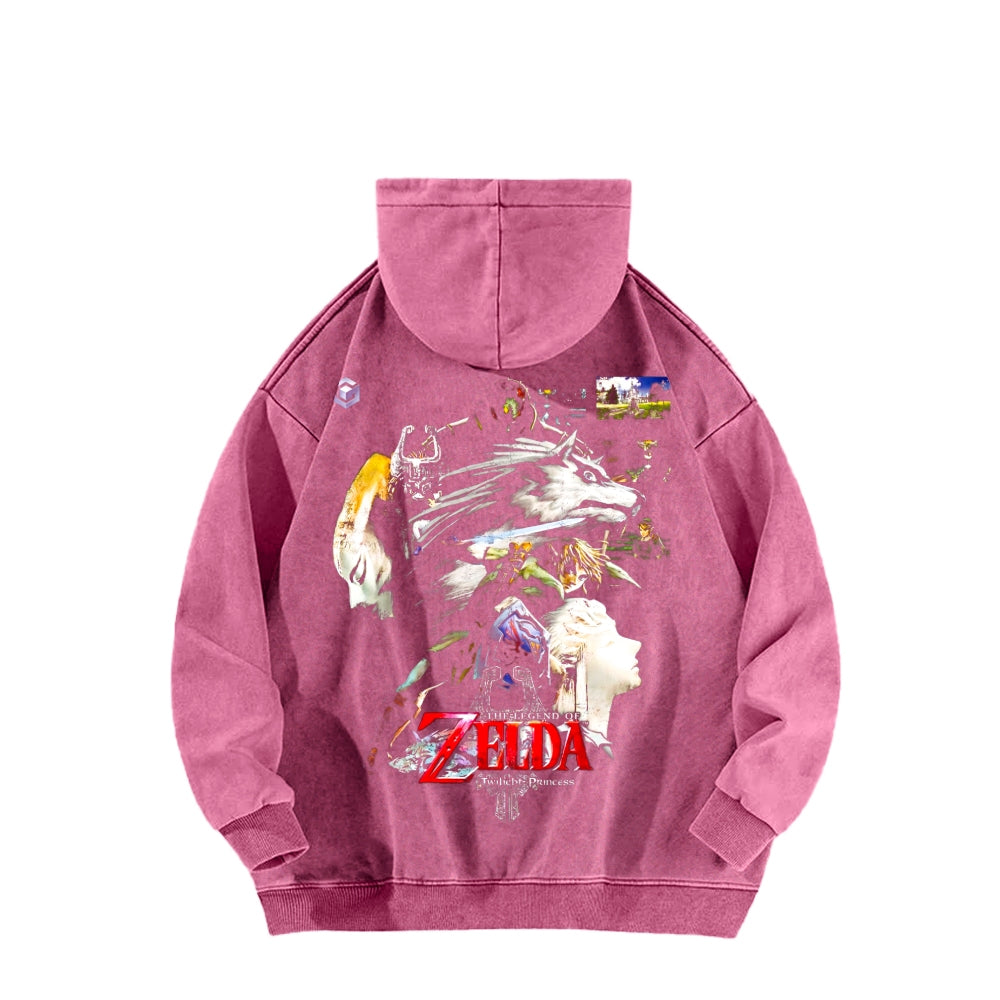 The Legend of Zelda  Unisex Washed Hoodie 2604016547