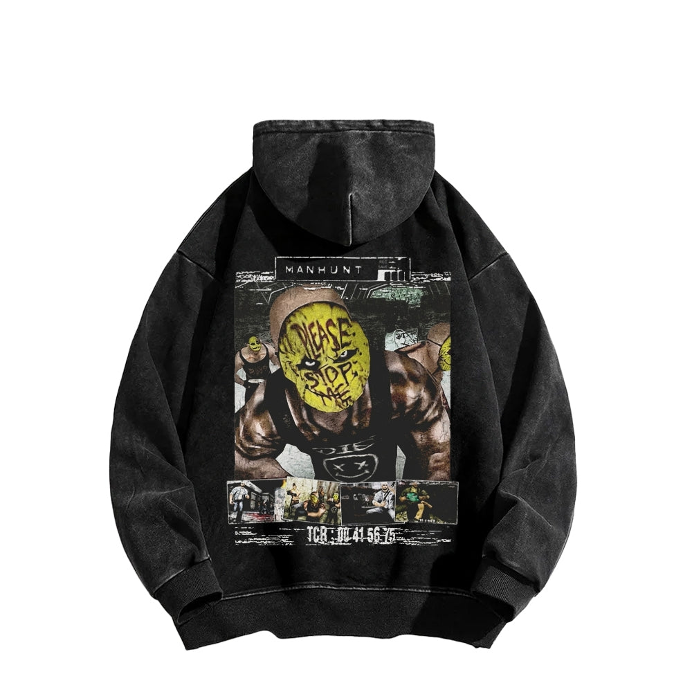 Manhunt Unisex Washed Hoodie 2604019248