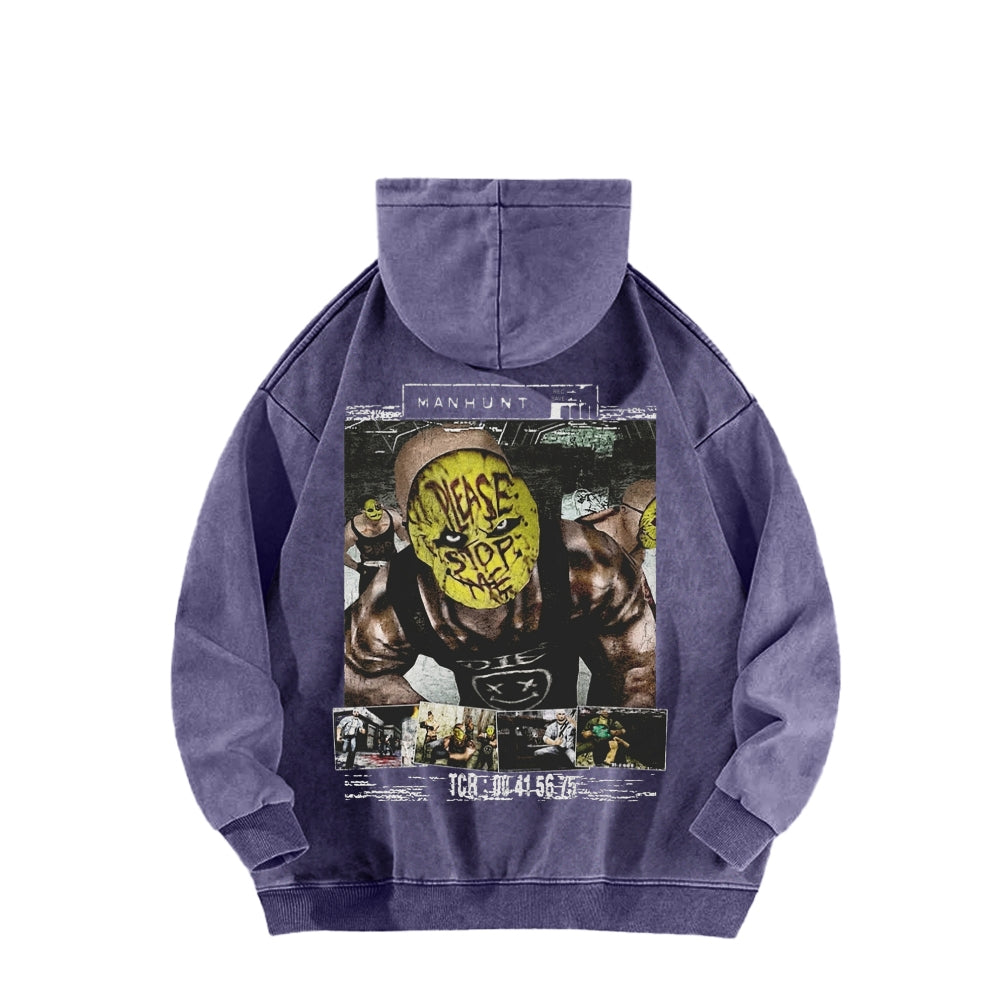 Manhunt Unisex Washed Hoodie 2604019248