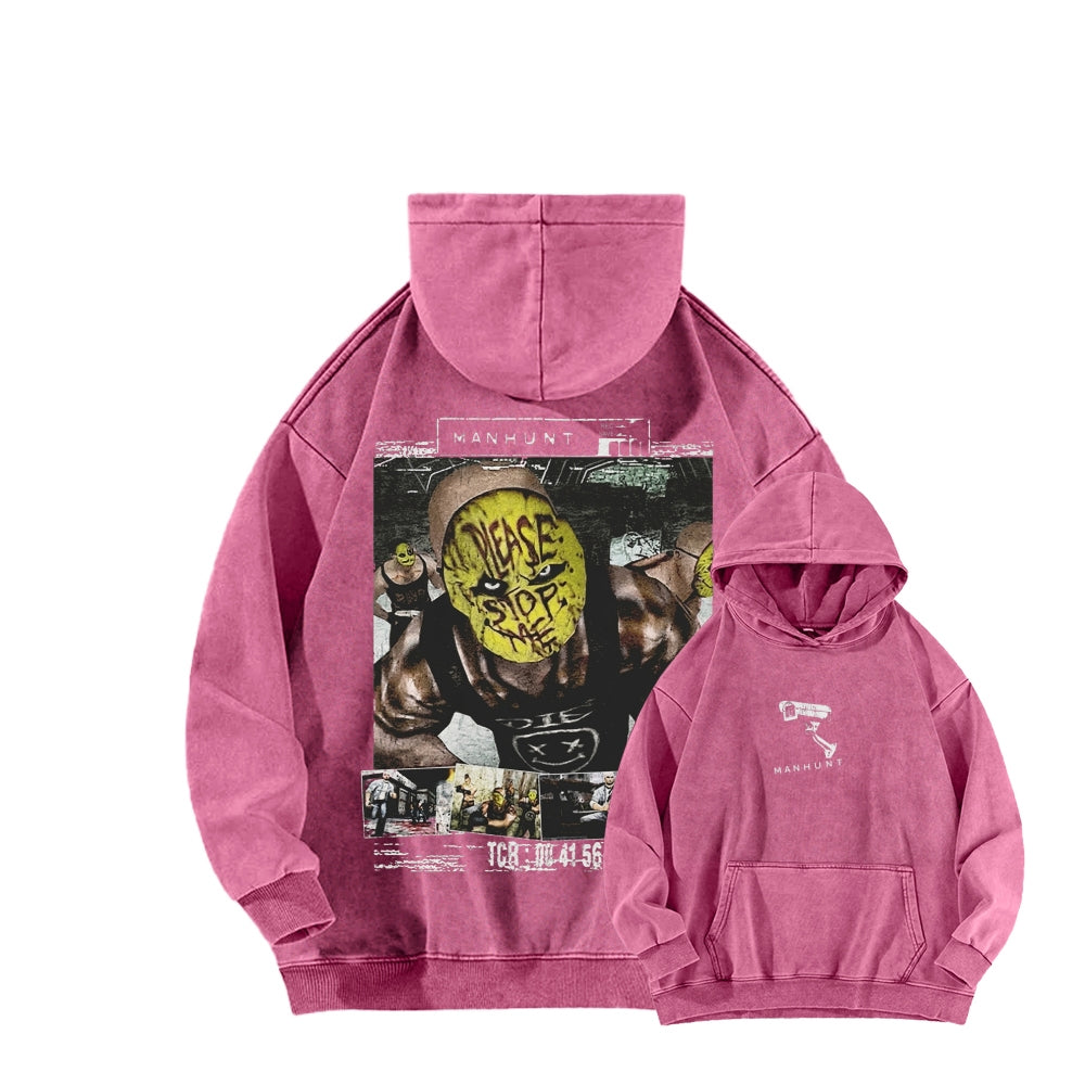 Manhunt Unisex Washed Hoodie 2604019248