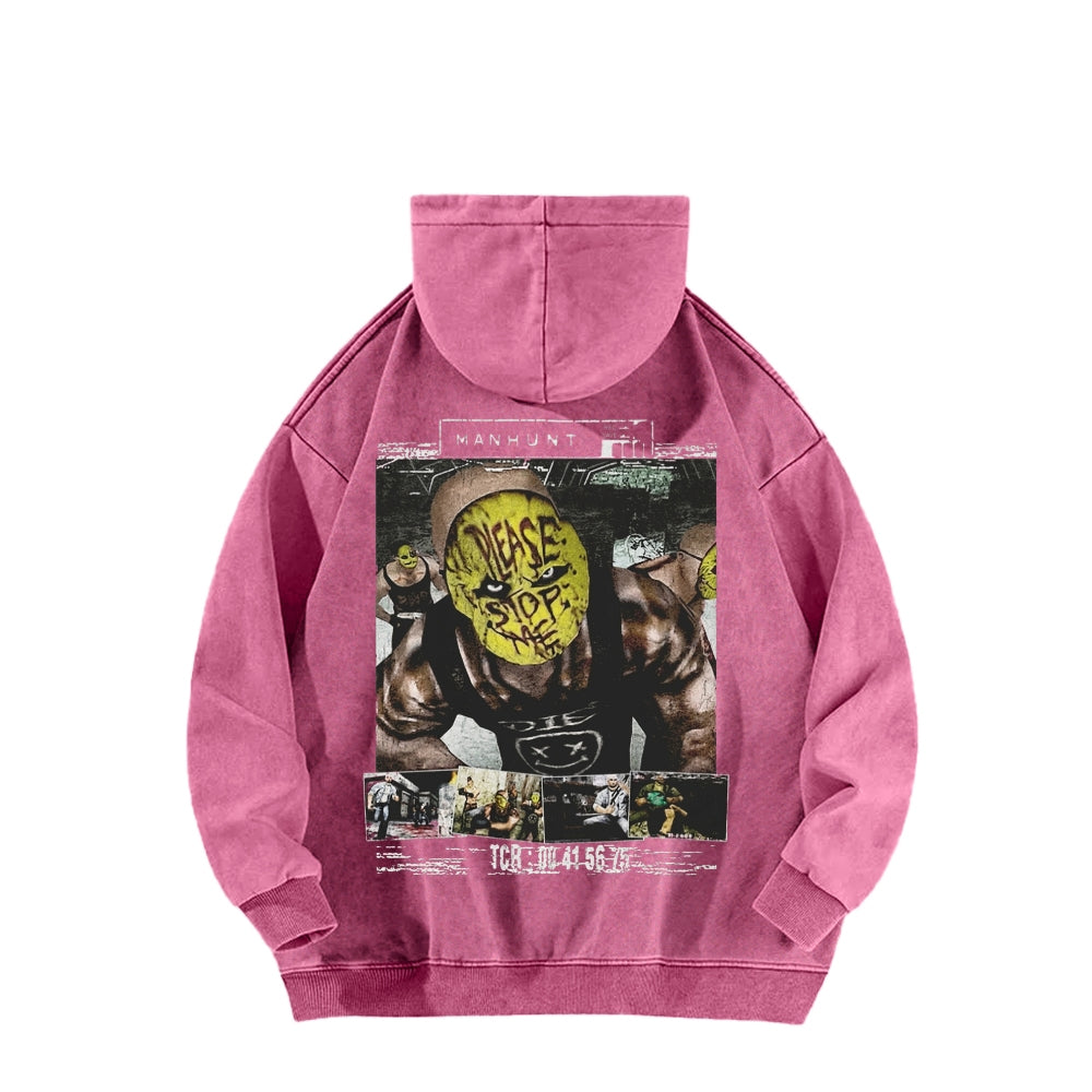 Manhunt Unisex Washed Hoodie 2604019248