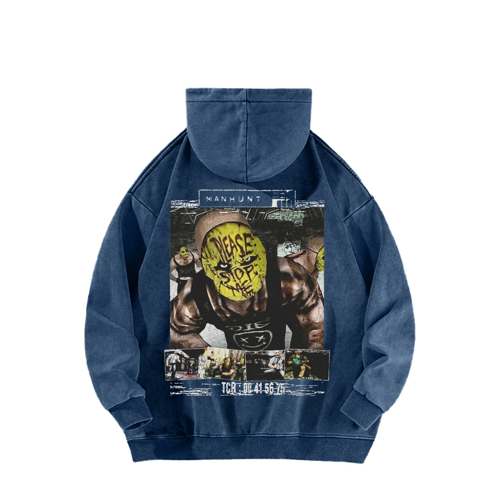 Manhunt Unisex Washed Hoodie 2604019248