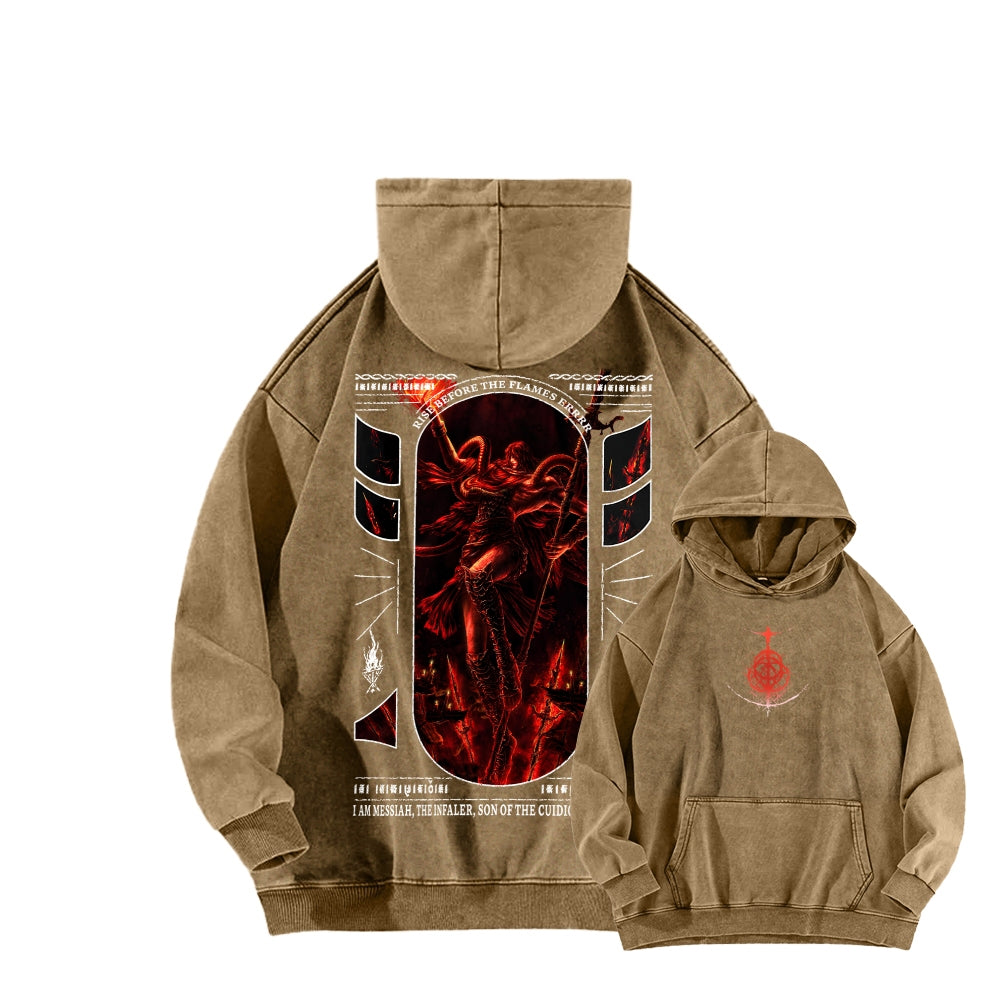 Elden Ring Unisex Washed Hoodie 2604019828