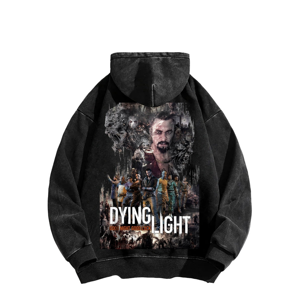 Dying Light Unisex Washed Hoodie 2605000930