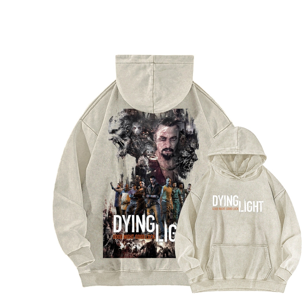 Dying Light Unisex Washed Hoodie 2605000930