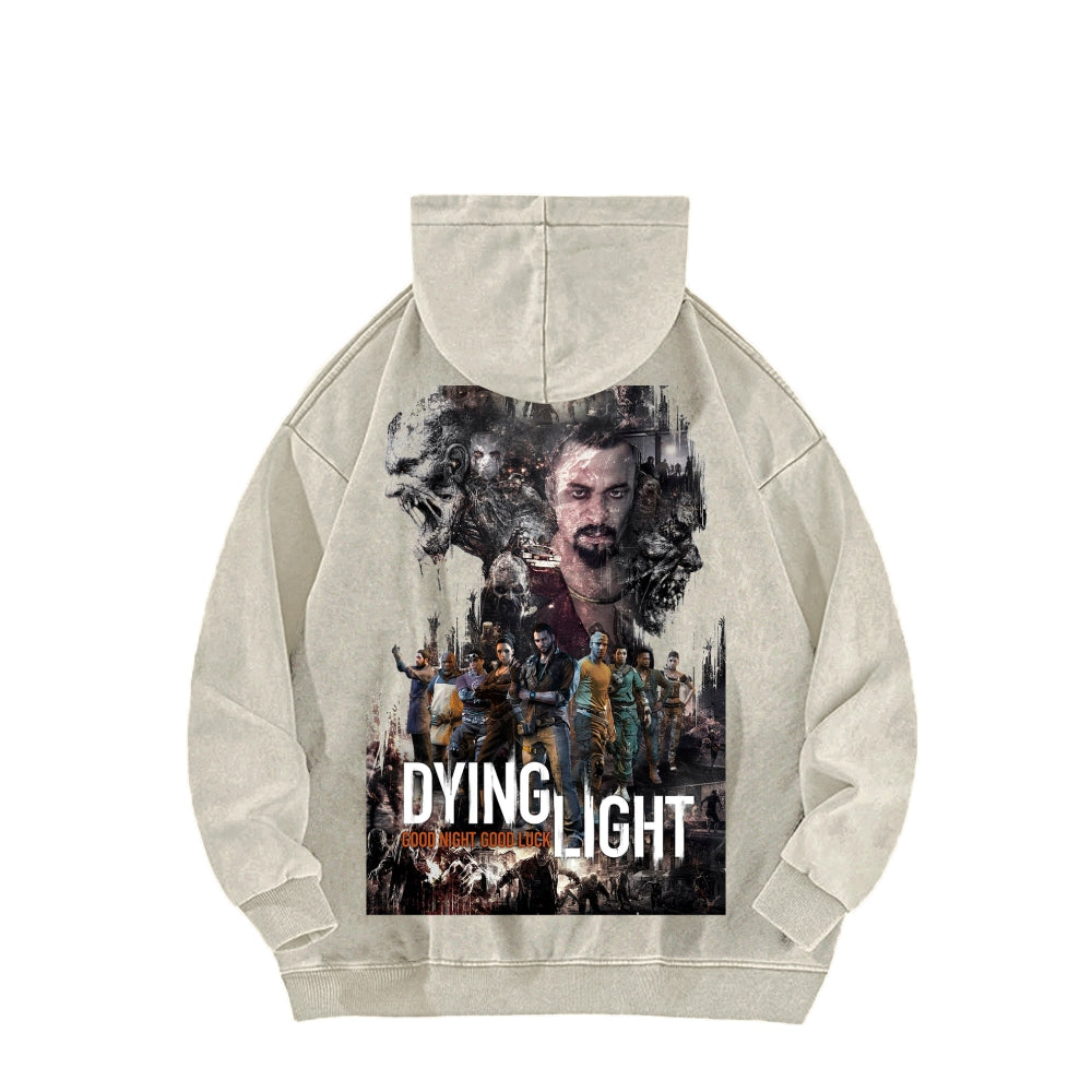Dying Light Unisex Washed Hoodie 2605000930