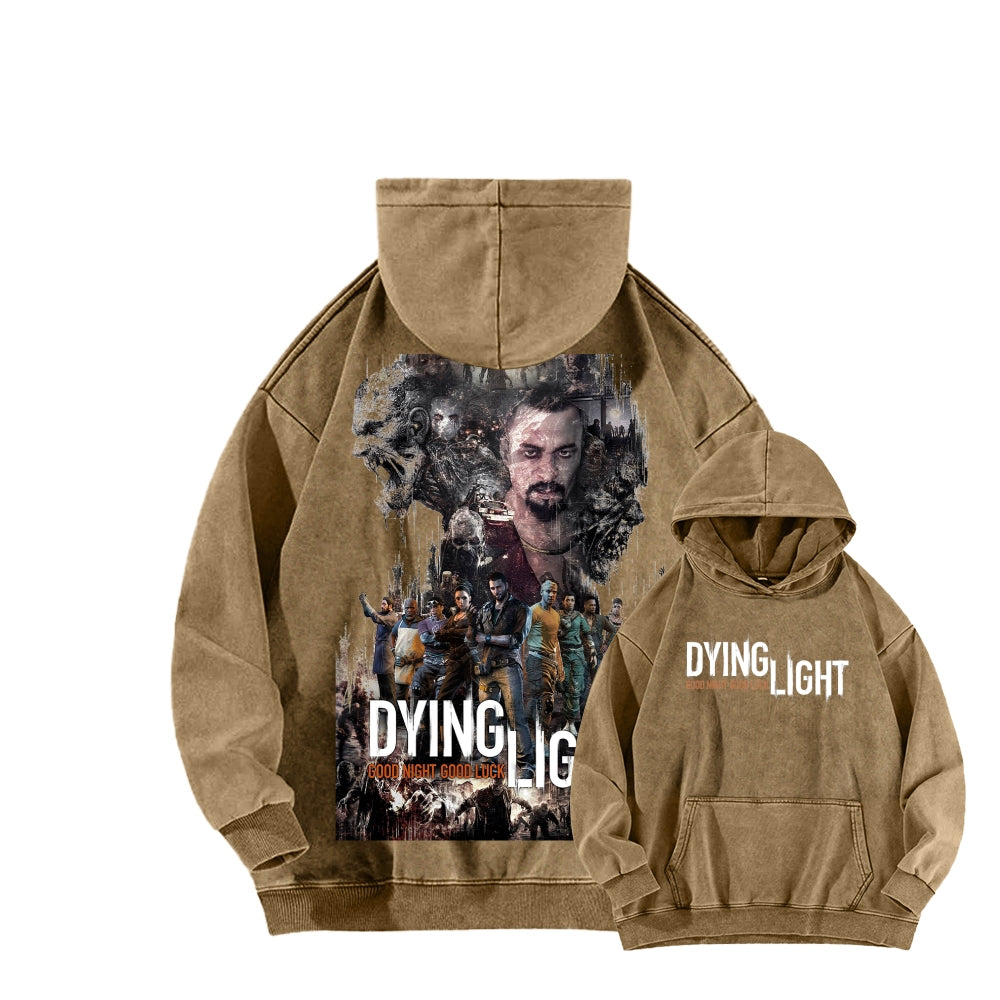 Dying Light Unisex Washed Hoodie 2605000930